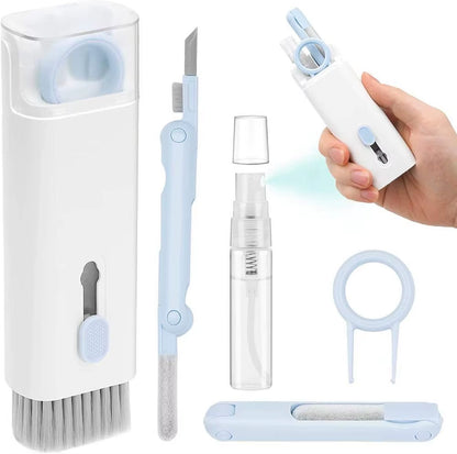 7 in 1 Keyboard Cleaning Kits for Airpods Cleaner Headset Cleaner Pen Laptop Screen Cleaning Bluetooth Earphones Cleaning Kit