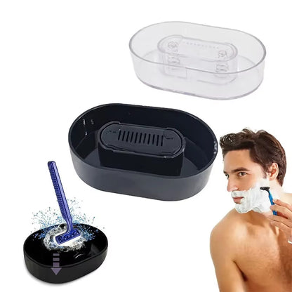 For Most Head Razors Razor Rinser Cleaner save Water No Batteries Shaving Razor Rinser Plastic Efficiently Shaver Storage Rack