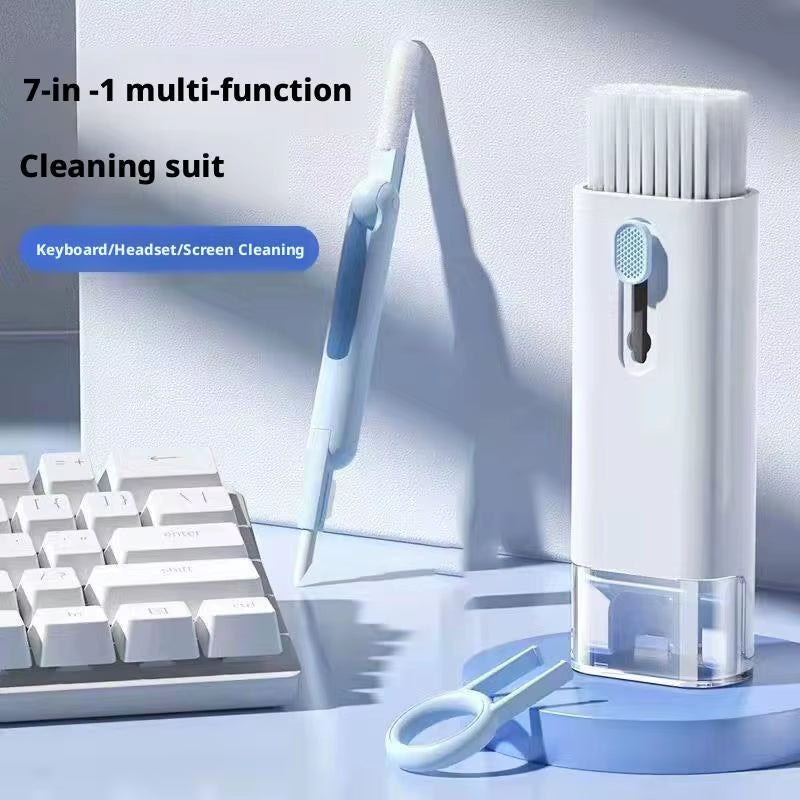 7 in 1 Keyboard Cleaning Kits for Airpods Cleaner Headset Cleaner Pen Laptop Screen Cleaning Bluetooth Earphones Cleaning Kit